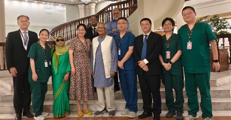 আহতদের চিকিৎসায় সহায়তা অব্যাহত রাখার আশ্বাস চীনের