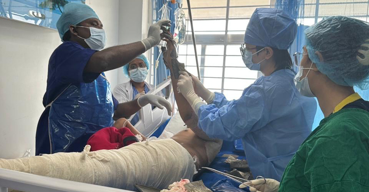 Milestone tragedy: Chinese medical team offers full support in treating injured