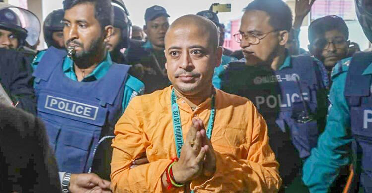 Chinmoy shown arrested in Ctg lawyer murder case