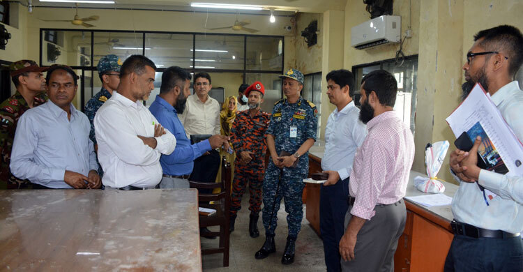 চট্টগ্রাম কাস্টমসের রাসায়নিক ল্যাব পরিদর্শন বিএনএসিডব্লিউসির