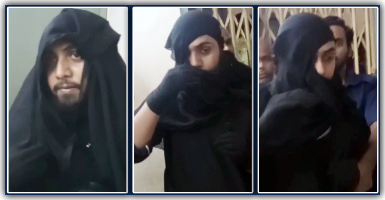 নারী সেজে চুরি করতে গিয়ে নারীর কাছেই ধরা পড়লেন যুবক