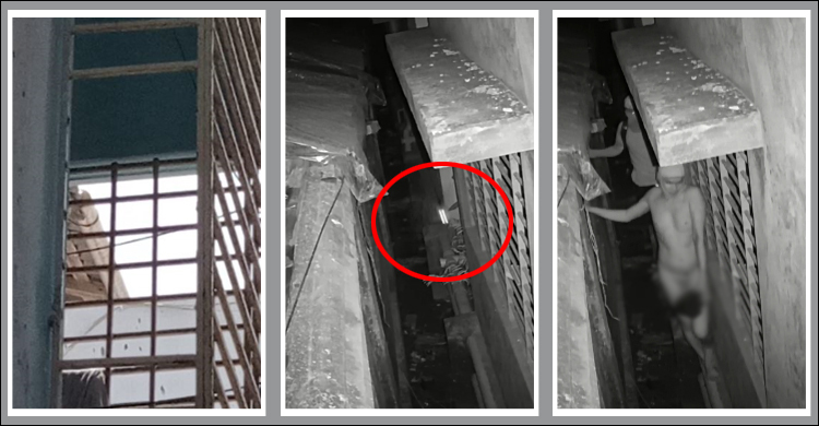 ‘ড্রোন উড়িয়ে’ চুরি, সিসি ক্যামেরায় দেখা গেলো বিবস্ত্র চোর