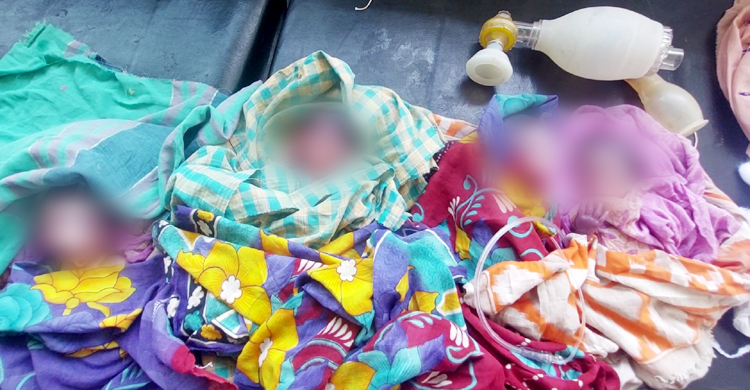 একসঙ্গে ৪ সন্তান জন্মের একঘণ্টা পর মারা গেলো ভাই