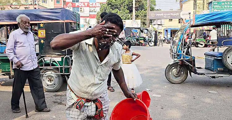 চুয়াডাঙ্গায় মৌসুমের সর্বোচ্চ তাপমাত্রা ৩৮.৫ ডিগ্রি সেলসিয়াস রেকর্ড