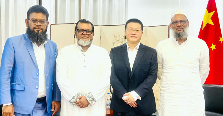 চীনের রাষ্ট্রদূতের সঙ্গে ১২ দলীয় জোট সমন্বয়কের বৈঠক