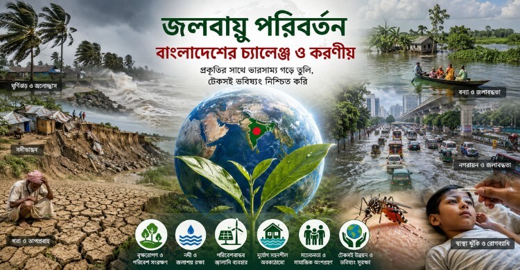 জলবায়ুর অভিঘাতে বদলে যাচ্ছে বাংলাদেশ