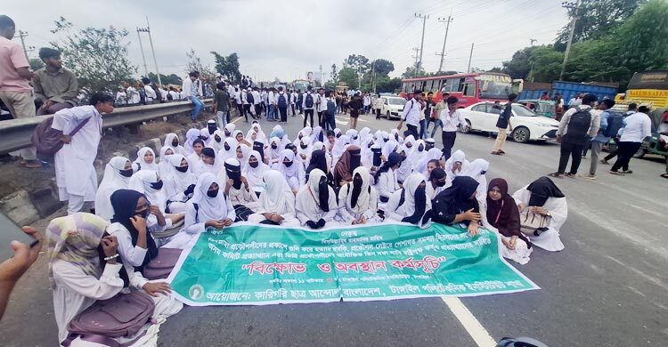 সারাদেশে পলিটেকনিক শিক্ষার্থীদের বিক্ষোভ