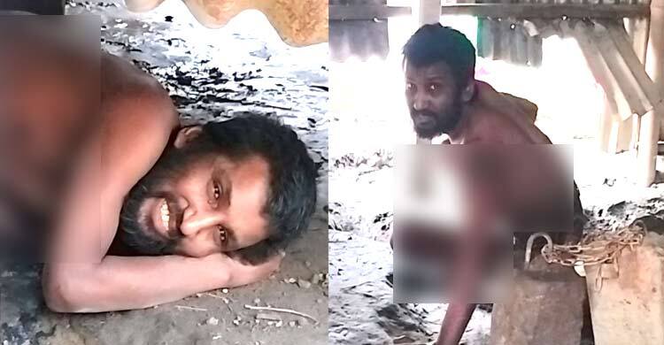 ২২ বছর ধরে কোমরে শিকল, সোজা হয়ে দাঁড়াতেও পারেন না খায়ের
