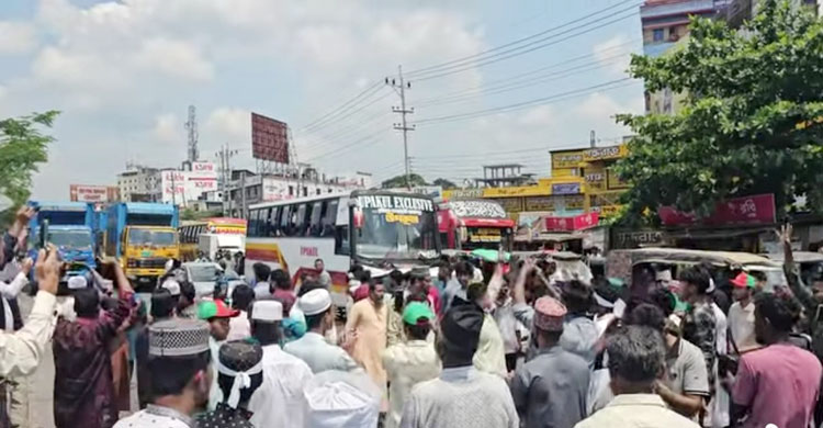 ঢাকা-চট্টগ্রাম মহাসড়ক অবরোধ, দীর্ঘ যানজট