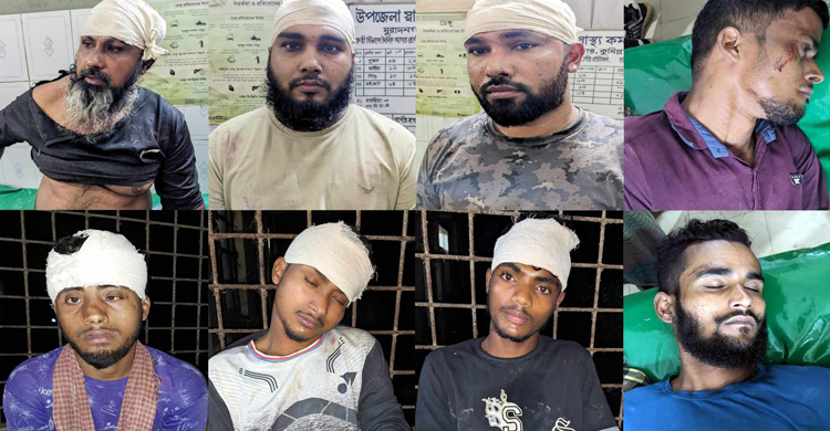 সড়কে বৃষ্টির পানি জমা নিয়ে সংঘর্ষ, আহত ৮