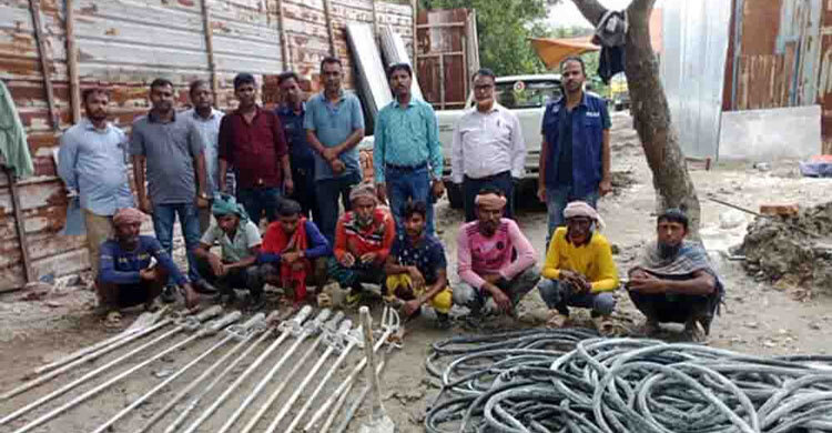 কুমিল্লায় চুন কারখানায় অবৈধ গ্যাস সংযোগ, ৮ শ্রমিক কারাগারে