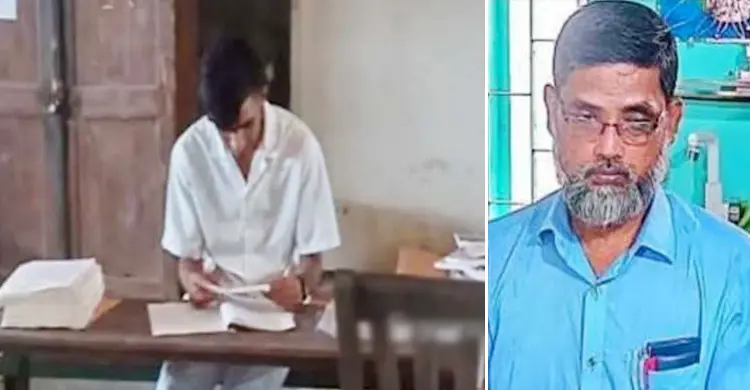 দশম শ্রেণির ছাত্রকে দিয়ে এসএসসির খাতা মূল্যায়ন, শিক্ষক গ্রেফতার