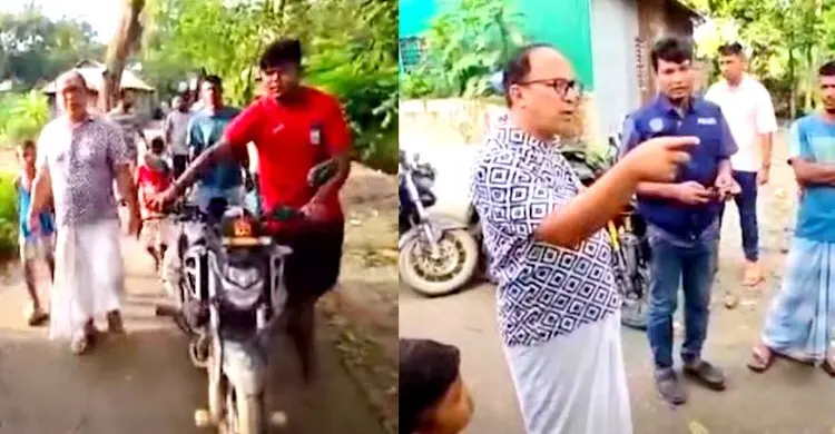 লুঙ্গি পরেই মাদককারবারিদের ধাওয়া দিলেন এমপি