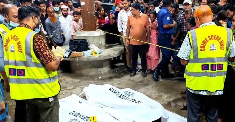 রেললাইন পার হতে গিয়ে ট্রেনে কাটা পড়লেন দাদি-নাতনি