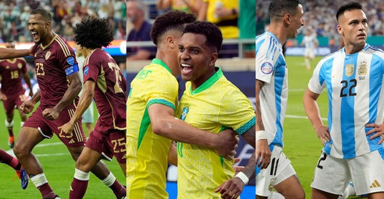 কোপা আমেরিকার কোয়ার্টারে কে কার মুখোমুখি