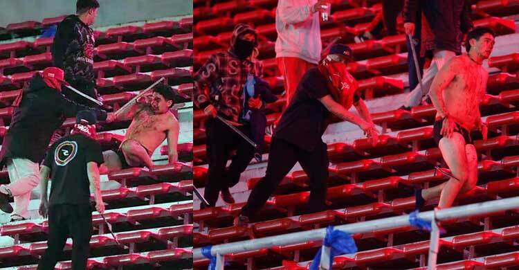 আর্জেন্টিনায় তুমুল সংঘর্ষের পর বন্ধ ফুটবল ম্যাচ