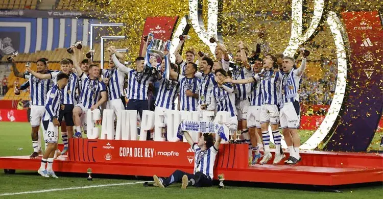 অ্যাটলেটিকোকে হারিয়ে রিয়াল সোসিয়েদাদের চতুর্থ শিরোপা