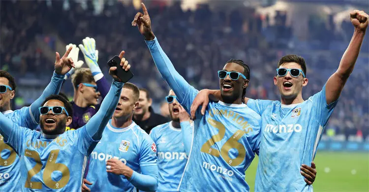 চ্যাম্পিয়ন কভেন্ট্রি সিটি, তৃতীয় স্তরে নেমে গেলো হামজাদের ক্লাব