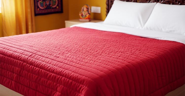 লেপ সব সময় লাল কাপড়ে তৈরি হয় কেন?