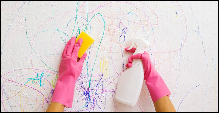 দেওয়ালের আঁকিবুঁকি ও দাগছোপ দূর করার সহজ উপায়