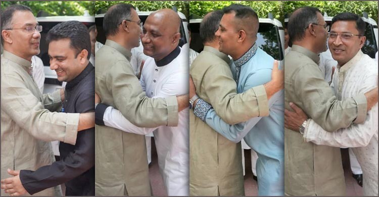 ঈদে প্রধানমন্ত্রীর সঙ্গে কোলাকুলির ছবি ভাইরাল