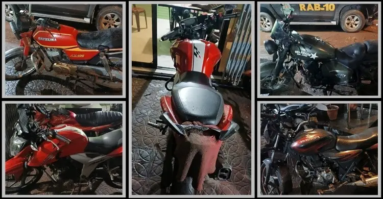 পরিত্যক্ত ৪ মোটরসাইকেল উদ্ধার, জড়িতদের খুঁজছে র‌্যাব