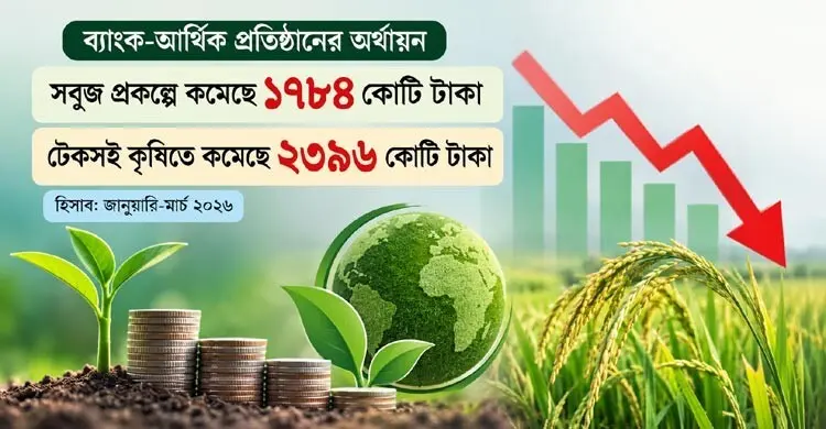 টেকসই কৃষিখাত-পরিবেশবান্ধব শিল্পে কমেছে ঋণ