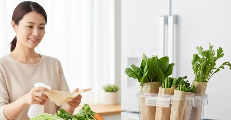 ফ্রিজে সবজি দীর্ঘদিন টাটকা রাখার জাপানি কৌশল