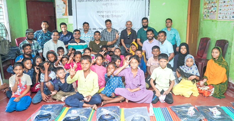 বৃদ্ধাশ্রম ও সুবিধাবঞ্চিত শিশুদের নিয়ে বর্ষপূর্তি উদযাপন