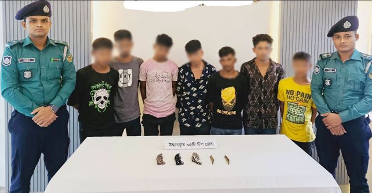 চট্টগ্রামে ছিনতাইকারী চক্রের ৭ সদস্য গ্রেফতার