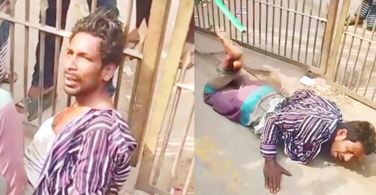 স্কুলছাত্রীদের উত্ত্যক্ত করায় যুবককে গণপিটুনি