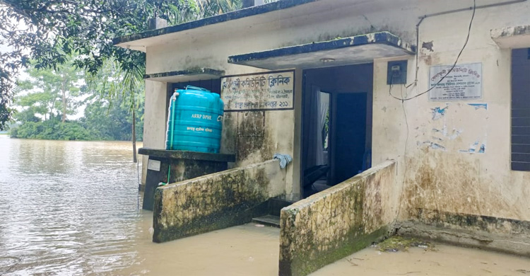টানা বর্ষণে মিরসরাইয়ের নিম্নাঞ্চল প্লাবিত, পানিবন্দি মানুষ