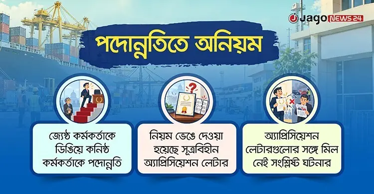 এক কর্মকর্তার পদোন্নতি দিতে নজিরবিহীন অনিয়ম
