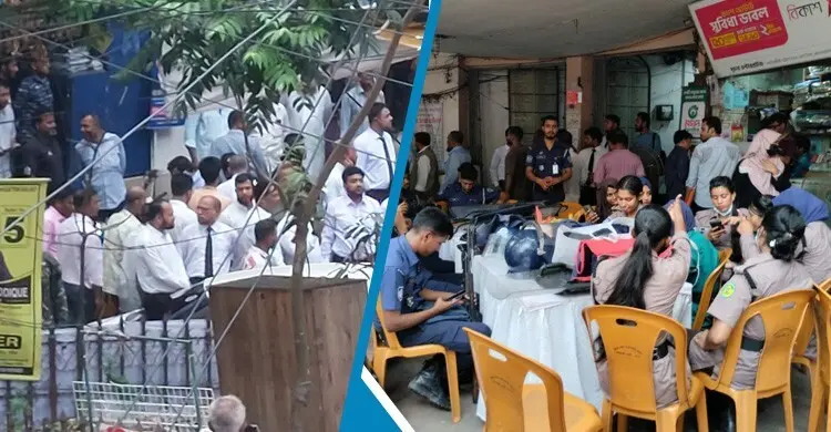 চট্টগ্রাম আইনজীবী সমিতির নির্বাচন বাতিলের দাবিতে বিক্ষোভ