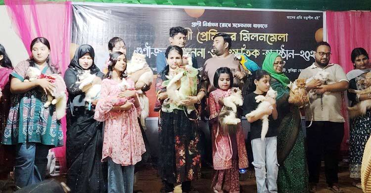 কুমিল্লায় বিড়াল প্রেমীদের মিলনমেলা
