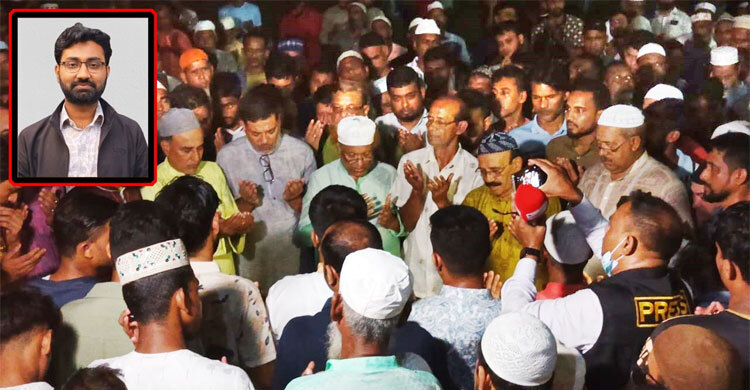 নিজ গ্রামে দাফন হলেন ছাত্রদল নেতা জোবায়েদ