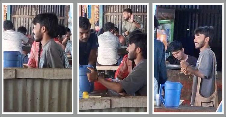 আমরণ অনশনে বসার দুই ঘণ্টার মাথায় খাবার দোকানে শিক্ষার্থী