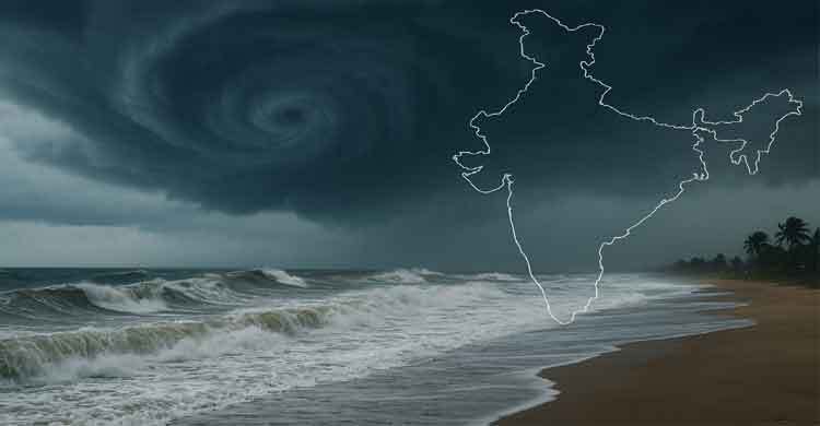 মঙ্গলবার ভারতে আঘাত হানতে পারে শক্তিশালী ঘূর্ণিঝড় ‘মন্থা’