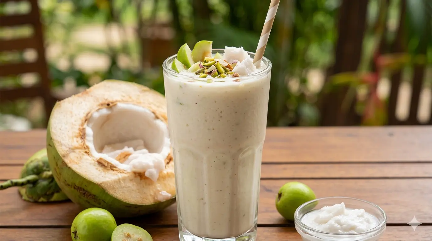 ওটস-আপেল এনার্জি শেক