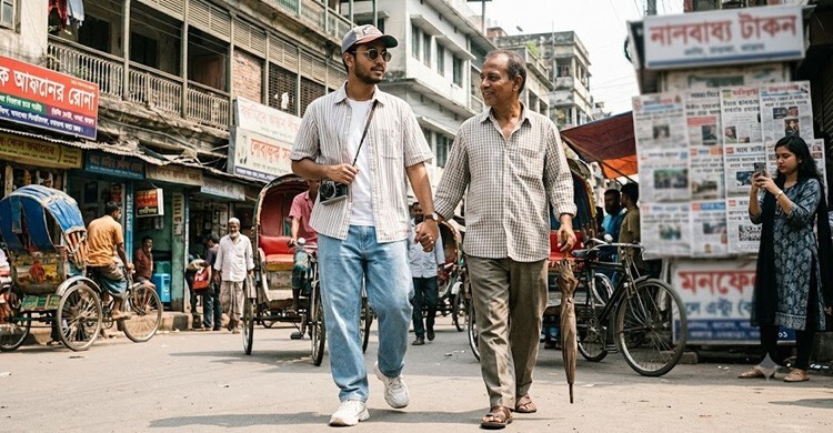 বাবার পুরোনো স্টাইল যেভাবে আবার ট্রেন্ডি হয়ে উঠছে