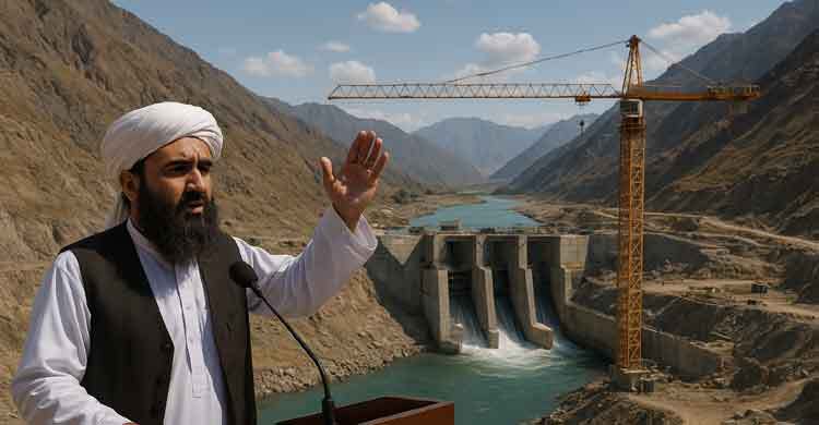 পাকিস্তানে বয়ে যাওয়া নদীতে বাঁধ নির্মাণের ঘোষণা তালেবান সরকারের