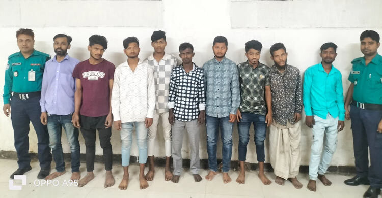 মোহাম্মদপুরে দিনব্যাপী অভিযানে গ্রেফতার ১০