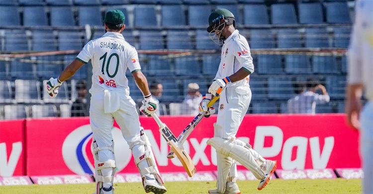 দ্বিতীয় ইনিংসে উদ্বোধনী জুটিতে বাংলাদেশের ১০০