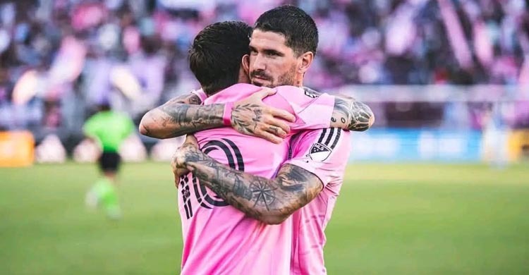 মিয়ামিতে অভিষেক ডি পলের, মেসির সঙ্গে খেললেন পুরো ৯০ মিনিট