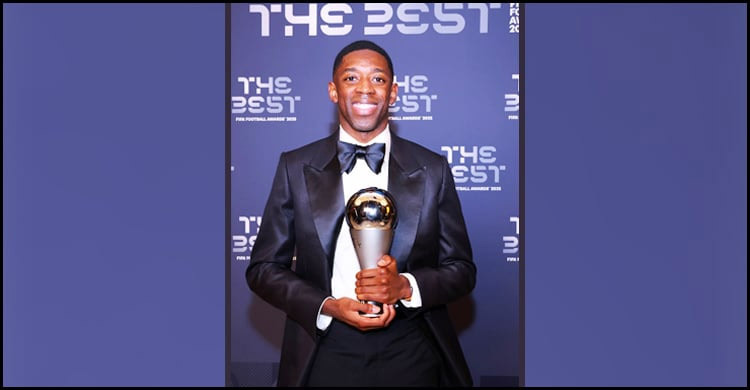 Dembele wins Fifa Best men's player of the year
