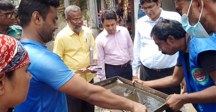 এডিসের লার্ভা পাওয়ায় সোয়া ২ লাখ টাকা জরিমানা