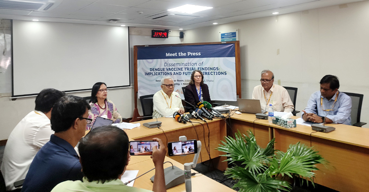 বাংলাদেশে উপযোগী ডেঙ্গুর মার্কিন ভ্যাকসিন: আইসিডিডিআর,বি