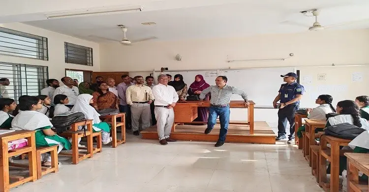 নেত্রকোনায় শিক্ষাপ্রতিষ্ঠানের উন্নয়নকাজ পরিদর্শনে ডেপুটি স্পিকার