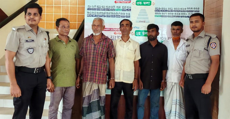 নোয়াখালীতে পাঁচ মাদকসেবীর কারাদণ্ড