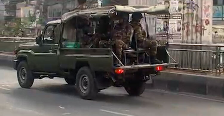 মিরপুরে সেনাবাহিনীর কড়া নিরাপত্তা!